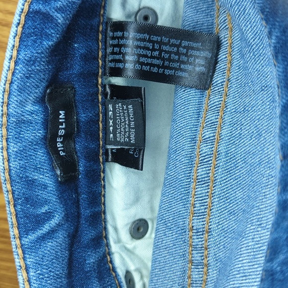 Mens Joe Jeans Joseph Abbound Blue Jean pipe slim fit - Picture 4 of 6